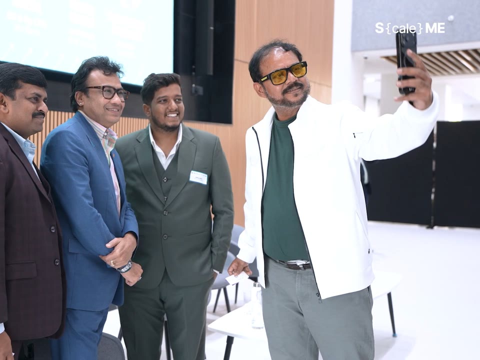 Attendees taking a selfie at ScaleME Summit'26